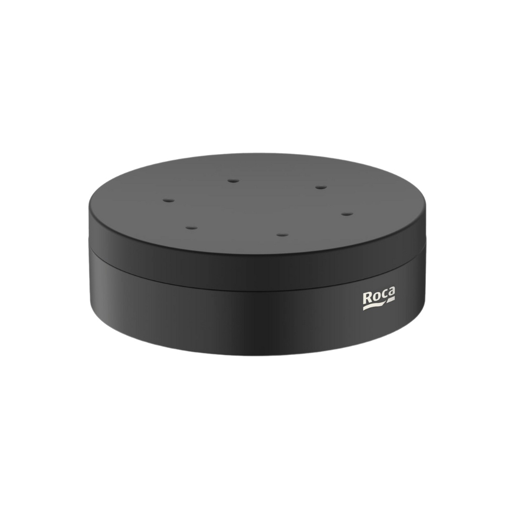 Cut out image of the Roca Hotels Matt Black Soap Dish